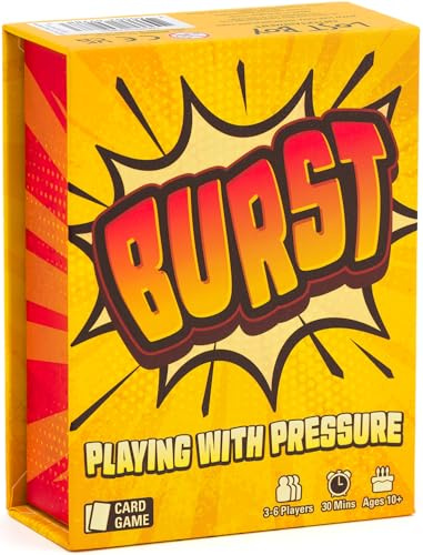 Lost Boy Entertainment Burst - Kartenspiele - Familienfeier - Spieleabend - für Kinder ab 10 Jahren - Spiele für Erwachsene