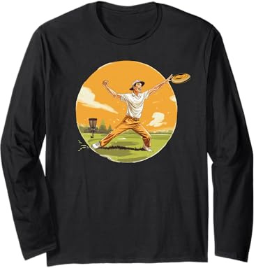 Disc-Golf-Player Disc-Golfing Game Accessori Disc-Golf Maglia a Manica