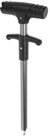 HONITANO Outil D’Extraction D’hameçons en Acier Inoxydable et Alliage D’Aluminium, Pince T pour Pêche en Extérieur, Désengageur Sécurisé D’hameçons Profonds, Accessoire de Pêche