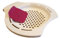 Tupperware Spätzle-Sieb Rot - Spätzle Maker aus Edelstahl, 35 x 28.5 cm / H3.4 cm