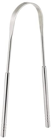 Zungenreiniger Edelstahl, U-Form Tongue Scraper, Tongue Cleaners, Sicher und Komfortabel, Fördern Sie die Mundhygiene