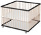 Sämann Laufstall Baby 100x100 cm | TÜV geprüft 2023 | stufenlos höhenverstellbar | Laufgitter Premium | Babybett aus Holz | Krabbelgitter Komplettset schwarz/natur