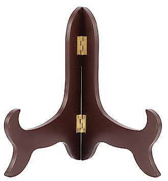 Support d'assiette en bois de 15,2 cm, 15,2 cm, 17,8 cm, support en bois pour cadre photo, base de décoration d'assiette (17,8 cm)