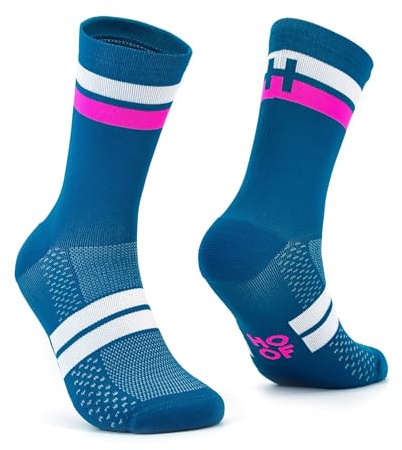HOOF – Calzini Ciclismo Ultraleggere – Calze Sportive Tecniche, Traspiranti e Comode – Tessuto Vaporfeel – Calze Antivesciche Unisex - Landscapes