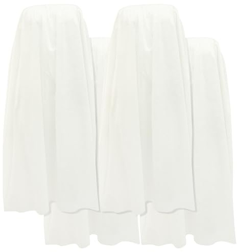 BELLIFFY Falda de Baño Desechable para Mujer 4 Piezas Bata Corporal Transpirable de Poliéster y Algodón Tamaño Múltiple para SPA Salón de Belleza Sauna y Baño