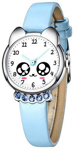 KDM Montre Enfant Résistante Quartz: Outil Pédagogique pour Apprendre à Lire Heure - Cadeau Utile et Amusant pour Anniversaire - Taille Enfant 3-12 Ans