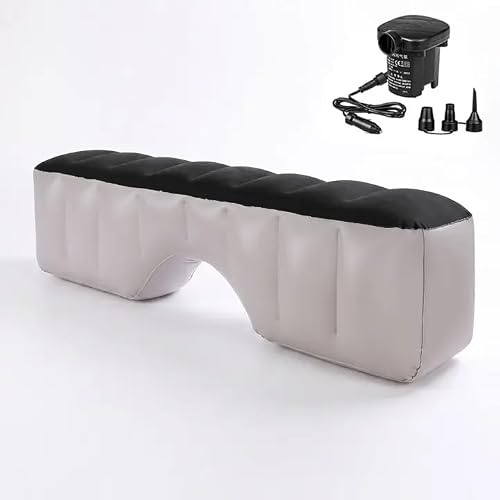 YuLiMirich Matelas gonflable pour voiture - 130 x 29 x 37 cm - Remplissage d'espace pour le siège arrière lors des trajets en voiture - Matelas gonflable avec pompe à air - Lit gonflable pour camping