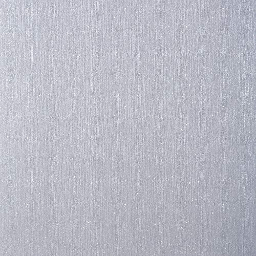 Glitter Effect Wallpaper Crystal Encrusted Vinyl Shiny Sparkle Shimmer Grey from YöL