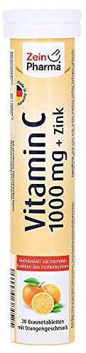 Vitamin C + Zinc, Orange - 20 effervescent tabs
