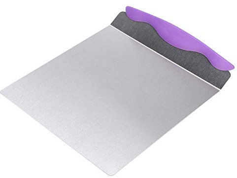 Alvinlite Sollevatore per Torta, Sollevatore Sicuro per Torta Pala per trasferimento Pizza in Acciaio Inox Vassoio per Torta Quadrato Strumento per Piastra Mobile Spatola per Biscotti