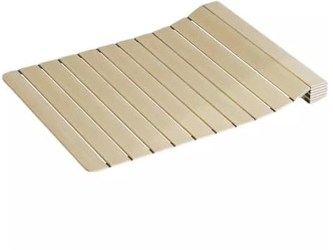 Generisch Klappbarer Bettrahmen mit Rolllatten, Lattenrost for Einzel-/Doppel-/Zwillingsbetten, 74,8 Zoll Lange Matratzenauflage aus Holz(WxL 70x200cm(27.6x74.8))