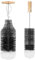 Mycket Cepillo para botellas de cristal, limpiador de botellas, cepillo de limpieza de soda, cepillo para botellas de 1 l, jarra de cristal, botellas de bebé, 2 unidades