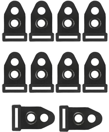 Fahoujs 10pcs Camping Zeltzubehör Zelt Nägel Stangen Stangen Füße Klemme Feld Accessorie Für Baldachin Tarps Markisen Sicherheitsschnalle