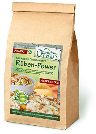 Original-Leckerlies: Rüben-Powermix, 5kg getreidefreie Gemüseflocken, Hundeflocken, Barf Zusatz Hund Hundefutter – Naturprodukt für Hunde