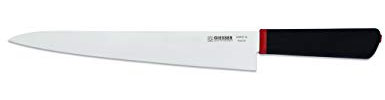 Giesser since 1776 - Made in Germany - PrimeLine Asia, Yanagiba, 24 cm, nero, lavabile in lavastoviglie, coltello giapponese per sfilettare, affilato, con manico antiscivolo, acciaio inossidabile