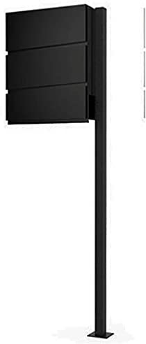 STEINBACHER© | Boîte aux lettres sur pied Liron, dimensions 370 x 105mm, hauteur : 370mm, incl. 3 clés