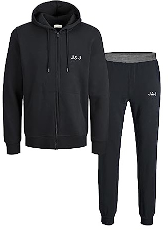 JACK & JONES Jaclounge set för män, Svart (Black), XL