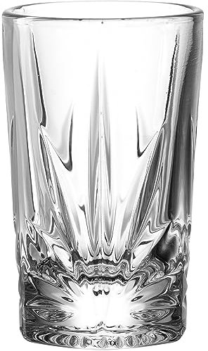 LEONARDO Capri Stamper - Vaso de chupito con aspecto facetado, acabado de alta calidad, contenido 70 ml, apto para lavavajillas, 1 vaso de licor transparente