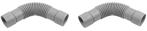 Wirquin 79010003 Raccord universel Magicoude D50 à coller avec entrée et sortie découpables, gris (Lot de 2)