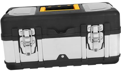 SHINEOFI Caja Herramientas Vacía Multiusos Maletín De Mano Resistente Asa Ergonómica Herramientas