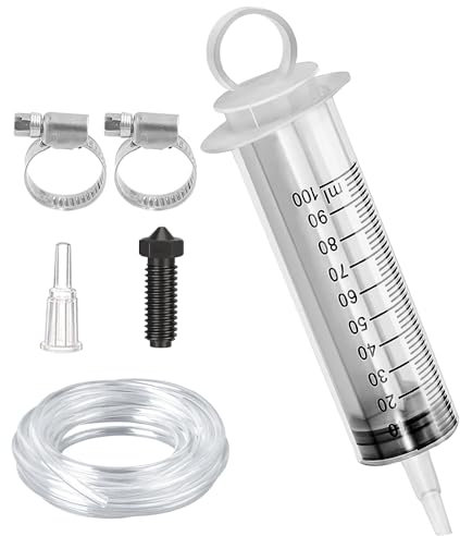 WDKXCN Bremsenentlüfter Motorrad, 100ml Bremsenentlüftungsgerät Auto Kfz, Pumpenölentlüfter mit 50cm Schlauch, Bremsen Entlüftungsset Fahrrad, Bremsen Entlüftungsset Roller für Motorräder, Quads