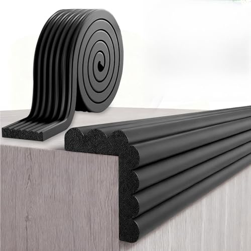 Protector de bordes para bebés de espuma, protector de esquinas de mesa, protector de bordes autoadhesivo para niños, cama, estante y escritorio, muebles