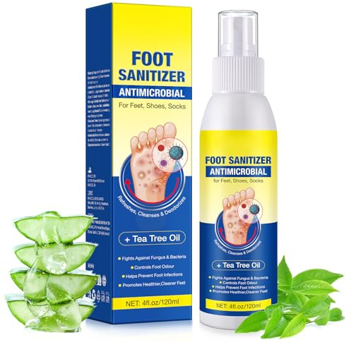 1/2PCS Spray Antifungino del Piede,Funghi Unghie Piedi,Piede D'atleta Spray, Trattamento del Piede Dell'atleta ad Azione Rapida, Elimina Cattivo Odore, per Uomini E Donne (1)