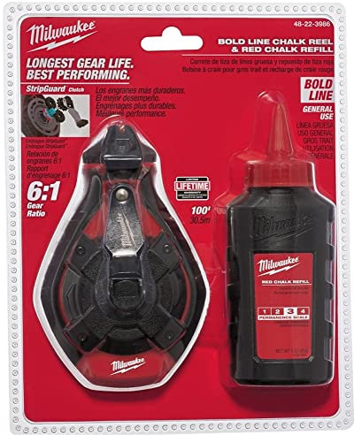 Milwaukee 48-22-3986 100 ft. Bold Line Kit with Red Chalk