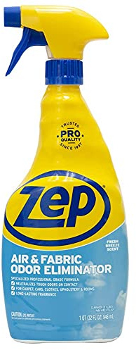 Zep Enforcer Commercial Fabric And Air Sanitizer, 32 Oz, Fresh, Clean Scent