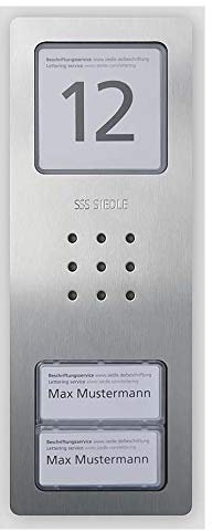 Siedle und Söhne Siedle 210008749-00 Gegensprechanlage Silber, Multicolor