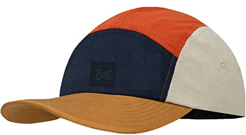Buff | Gorra 5 Panel Go Niño Niña Flexible, UPF50, Ajustable, Sostenible, Ligera, Correr, Materiales reciclados, Comoda, Talla Única, Multicolor