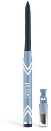 PRIME PROMETICS PrimeEyes Glide Eyeliner für reifere Frauen - wasserfest, hält lange und verwischt nicht - Gel-Creme-Textur, diskreter Spitzer und effektiver Applikator (Sapphire (Blau))