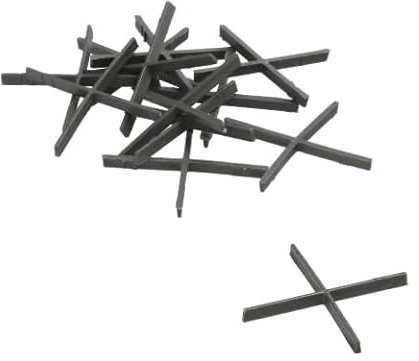 WOLFPACK LINEA PROFESIONAL Crucetas Cruz/Separadores Para Suelos Ceramicos 1 mm. (Bolsa 250 Piezas)