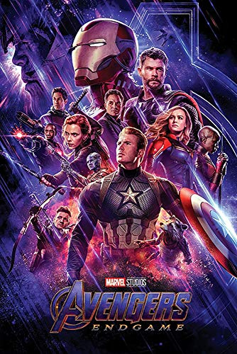 1art1 Close Up Marvel Avengers Endgame - Póster (91,5 x 61 cm, incluye póster adicional), diseño de Close Up de los Vengadores