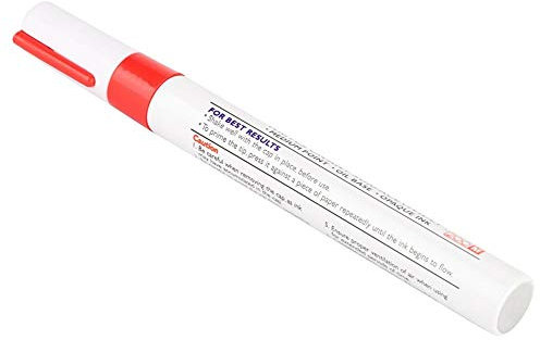 KIMISS Autoreifen-Markierungsstift,Reifenmarker Rundspitze 2-4 mm - zum Markieren von Reifen und Anderen Gummioberflächen, für drinnen und draußen, Reifenfarbe Stift