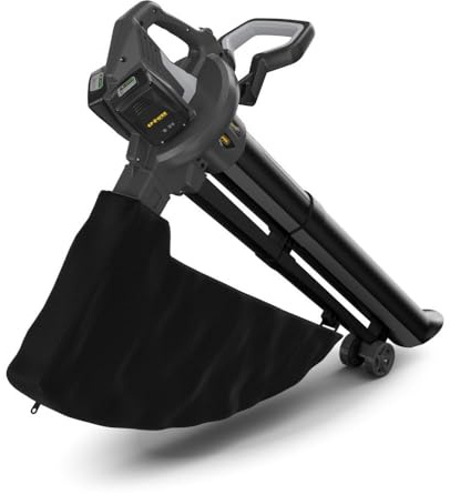 Alpina AVS 20 Li Kit - Biotrituratore Aspiratore a Batteria, Soffiatore e Trituratore 3-in-1, Motore Brushless 600W, 2 Batterie 20V 4Ah, Sacco Raccolta 45L, Design Leggero ed Ergonomico, Batteria e