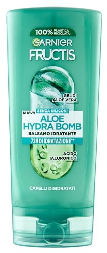 Garnier Fructis Feuchtigkeitsspendender Conditioner mit Aloe Vera, für gesundes und entwirrtes Haar, Aloe Hydra Bomb, 200 ml