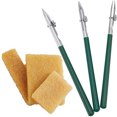 GORGECRAFT 6 piezas Art Ruling Bolígrafos Dibujo a Tinta Fine Line Art Pen Ajustable Enmascaramiento Fluido Pluma Goma Goma Herramienta Recta Acuarela Fundición Pintura para aplicar Enmascaramiento