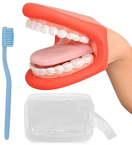 Ultrassist Ultrassist Marionnette à main avec langue pour enfants Rouge Taille moyenne