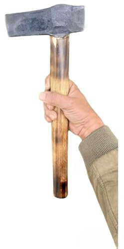 Generic Marteau fer à tête de 2 livres pour marteau de forgeron étau