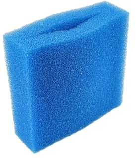 BioTec 5/10/30 Lot d'éponges de rechange pour filtre de bassin Oase Biotec - Éponges filtrantes rouges et bleues fendues - Dimensions : 25 x 25 x 8 cm - Qualité allemande - 1 éponge bleue grossière