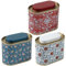 3 Botes De Latas De Té para Té Suelto, Latas De Té Herméticas con Tapas, Tarros De Té De Metal, Pequeños Contenedores De Almacenamiento para Viajes, Latas De Café, Dulces