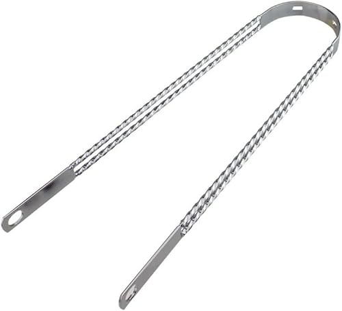 OG Lowrider Classic 26” Double Square Twist Replacement Fender Brace | Chrome or Gold | Steel Fender Support for 26 Inch Lowrider & Cruiser Bicycles (Chrome)
