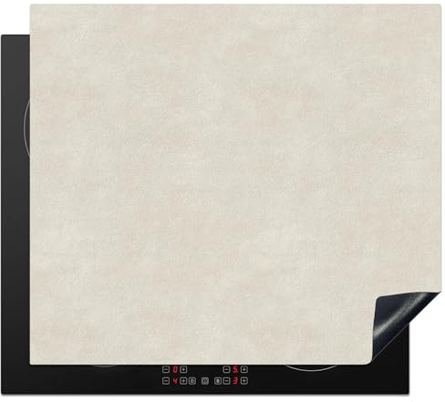 KitchenYeah© Protector Vitroceramica 59x52 cm Tapa para induccion Placa Encimera Cubre de Protectora Cocina Color arena - Moderno - Liso
