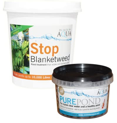 Evolution Aqua Stop Blanket 1kg & Pure Pond 500ml