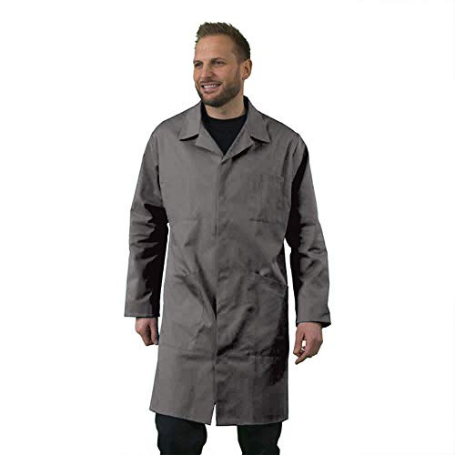 Hurry Jump Blouse Bleu de Travail : Blouse de Travail Industrie Atelier Bricolage Polycoton Coloris Gris T4