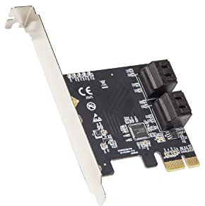 IO Crest ASMedia 1064 SATA III PCI-e 3.0 x1 Karte Non-Raid mit Low-Profile-Halterung