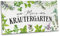 ARTFAVES® Gartenschild - Mein Kräutergarten | Shabby Chic Vintage Gartendeko, Schild mit Spruch zum Thema Garten/Hobbygärtner | Größe: 30 x 15 cm