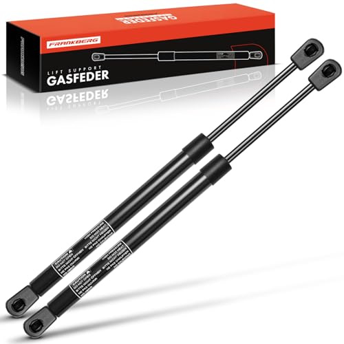 Frankberg 2 x universell gasfjäder, gastrycksfjäder, dämpare 270 N 500 mm 200 mm