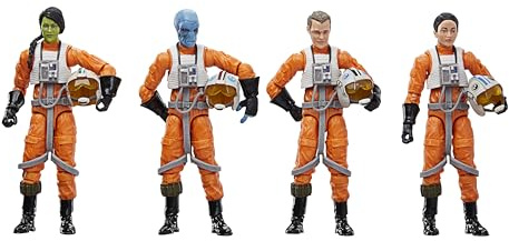 STAR WARS The Vintage Collection X-Wing Pilot 4-Pack, Ahsoka 3.75 Inch Collectible Action Figures